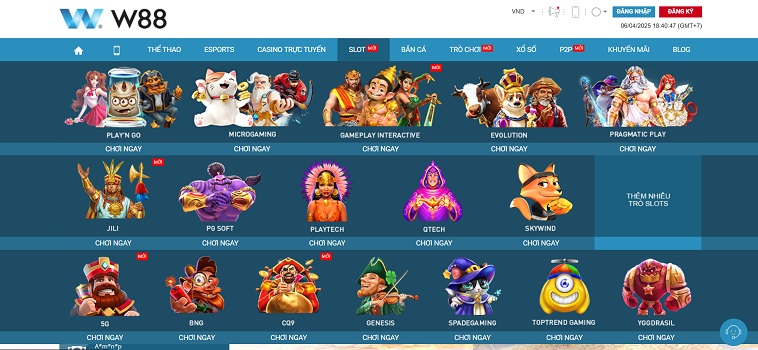 Hấp Dẫn Các Loại Slot Game Nổi Bật Tại W88 2 Hấp Dẫn Các Loại Slot Game Nổi Bật Tại W88